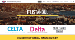 Desktop Screenshot of iti-istanbul.com