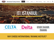 Tablet Screenshot of iti-istanbul.com